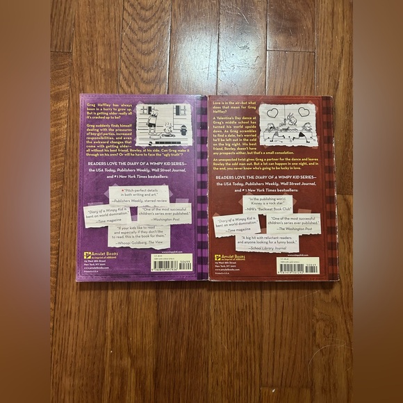 Lot: Diary of a Wimpy Kid Books: The Ugly Truth and Third Wheel by Jeff Kinney - Picture 3 of 8